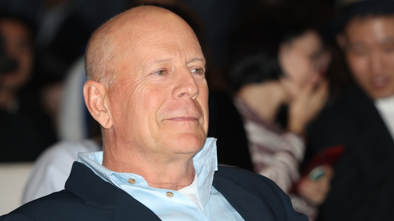 Bruce Willis (pictured in Shanghai, China in November 2019) - Family announced last month that he had been diagnosed with frontotemporal dementia