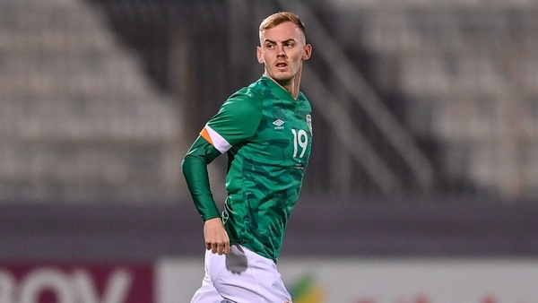Mark Sykes made his Republic of Ireland debut against Malta in November
