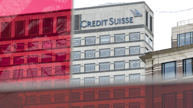 The UK headquarters of Credit Suisse in London's Canary Wharf