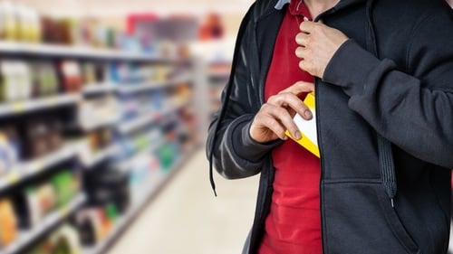 The latest Central Statistics Office crime figures show theft from shops increased by 37% (file image)