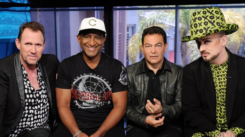 Roy Hay, Mikey Craig, Jon Moss and Boy George pictured together in 2016