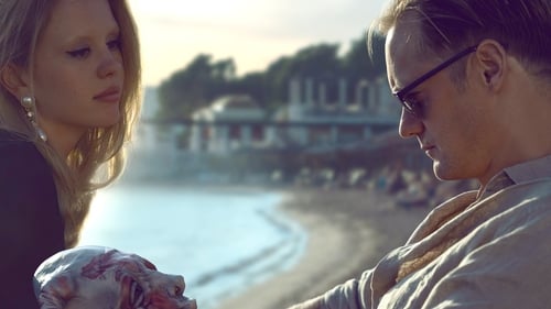 Mia Goth and Alexander Skarsgård in Infinity Pool