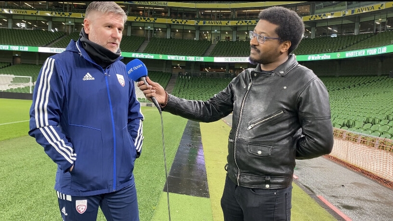 Marian Pahars (L) managed his country for four years until 2017 and is now enjoying a role as an assistant coach