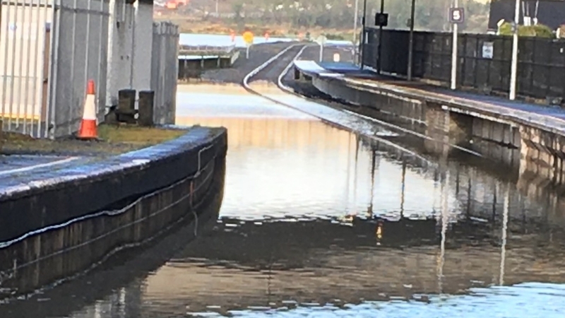 Services have been disrupted at Plunkett Station in Waterford
