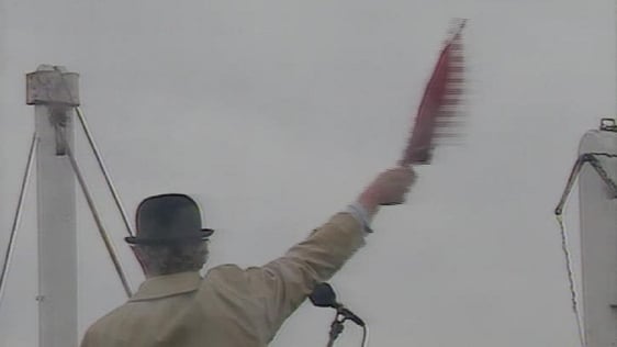 Red Flag Raised at Aintree Grand National (1993)