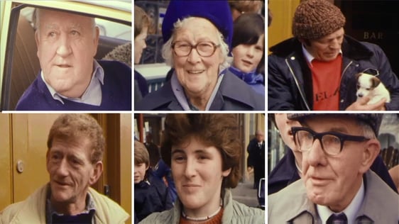 Cobh Ramblers supporters in 1983.
