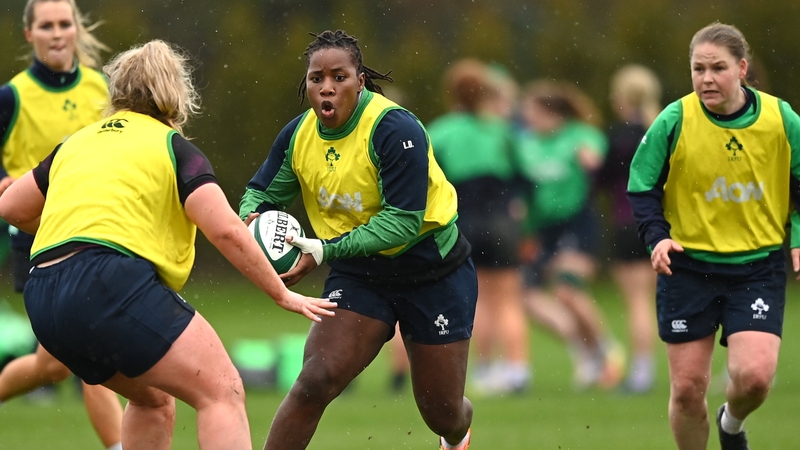 Ireland prop Linda Djougang wins her 25th cap on Saturday