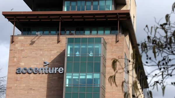 Accenture said its revenue rose 4% to $16 billion in the fourth quarter, lower than expected