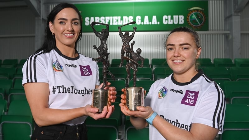 Niamh (left) and Siobhán McGrath with their awards