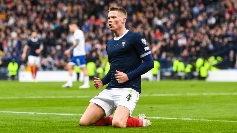 Scott McTominay scored twice for Scotland