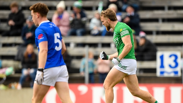 Ultan Kelm celebrates his second half goal as Fermanagh power to victory