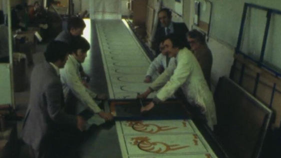 Silk screen printing workshop, Kilkenny (1978)