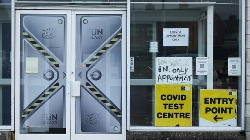 A Covid-19 community testing centre in Finglas, Dublin (Pic: RollingNews.ie)