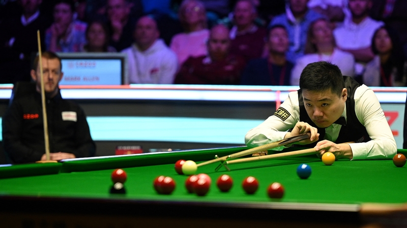 Ding gained revenge for Allen's win in the UK Championship final