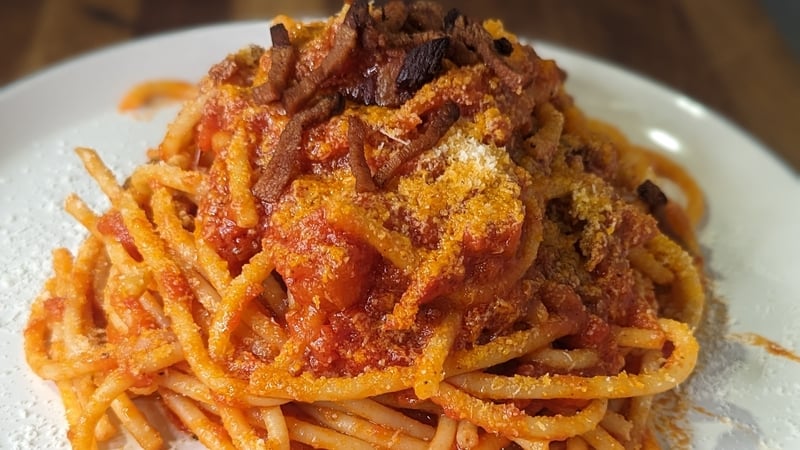 Max Bagaglini's bucatini all'amatriciana