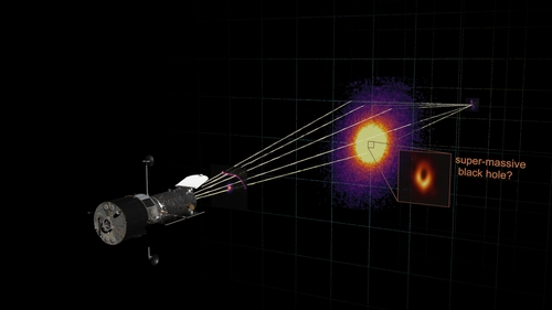 An ultra-massive black hole around 33 billion times the mass of the Sun has been discovered by astronomers