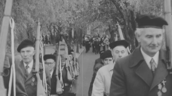 1916 veterans at Easter Rising commemoration ceremony (1973)