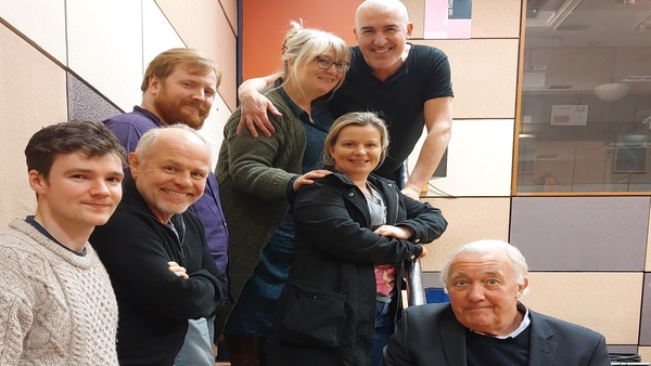 Pat Kinevane (top) leads the cast of The Last, High King of Ireland