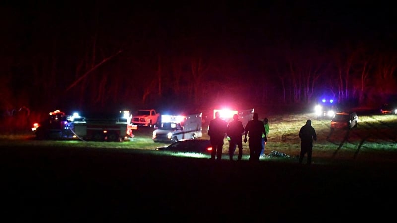 Emergency services at the scene in Kentucky