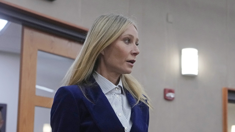 Gwyneth Paltrow enters the courtroom ahead of closing statements on Wednesday