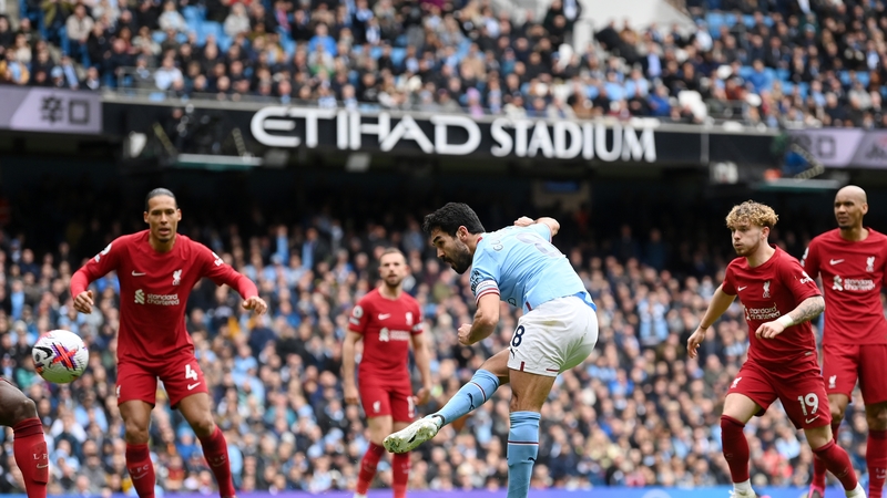 Ilkay Guendogan scores City's fourth