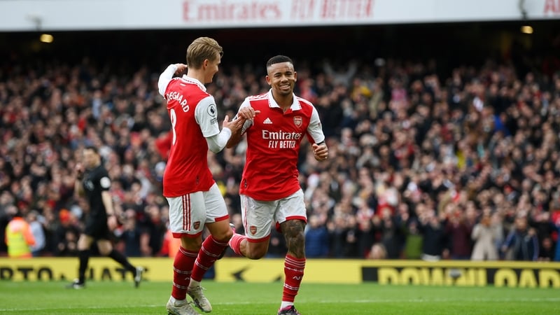 Gabriel Jesus netted the opener on 35 minutes