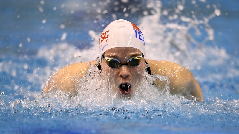 Ellen Walshe went quicker in the final having set a record time in the heats