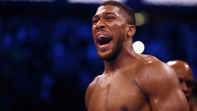 Joshua saw off Jermaine Franklin on Saturday night