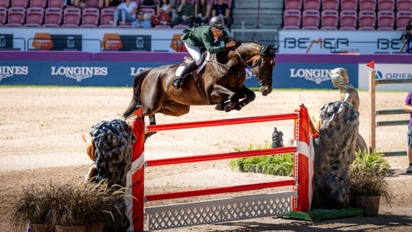 Bertram Allen impressing on Pacino Amiro in Florida (Photo credit: Helen Cruden)