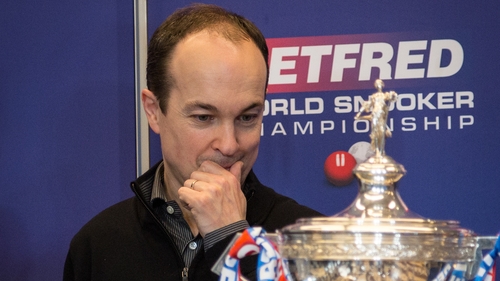 Fergal O'Brien's last appearance at the Crucible came in 2017