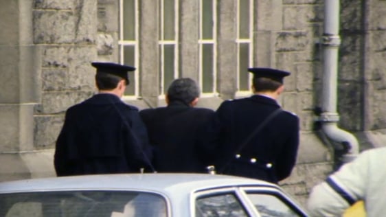 Pearse Street garda station in Dublin, 1983.