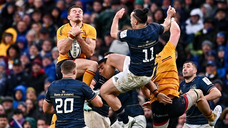 James Lowe (11) in action during Leinster 30-15 win over Ulster last weekend