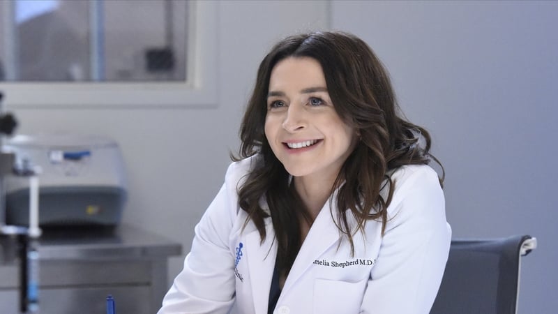 Caterina Scorsone as Dr Amelia Shepherd in Grey's Anatomy