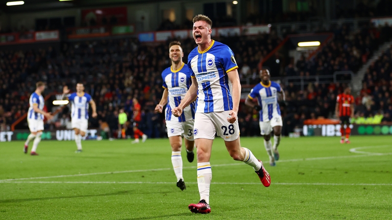 The young Ireland striker celebrates his opening goal