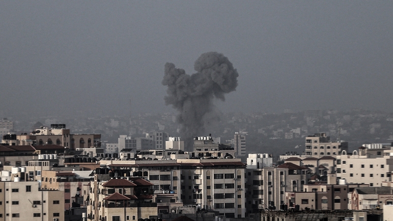 The Israeli military said a fighter jet and helicopter conducted the strike