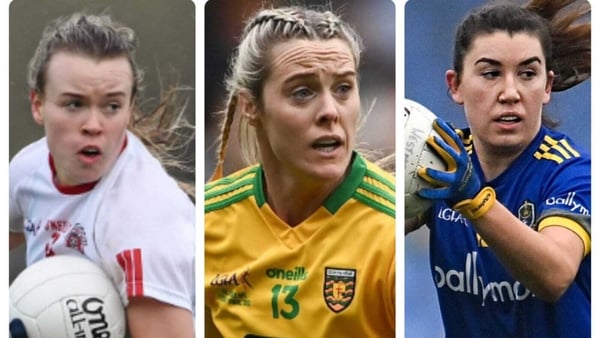 Cara McCrossan (L), Yvonne Bonner and Joanne Cregg (R) have been selected in the AFLW draft