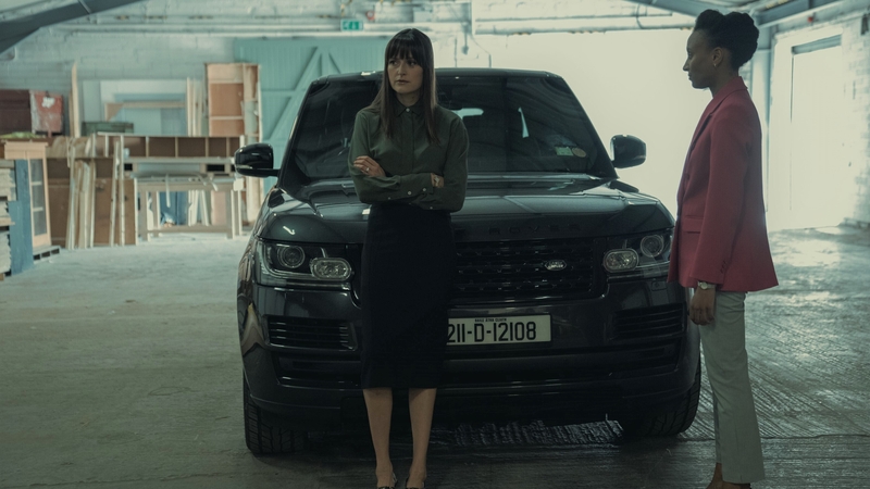 L-R Amanda (Clare Dunne) and Lauren (Sallay Garnett) in this Sunday's KIN