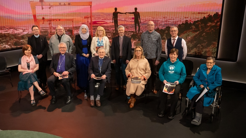 Former president Mary McAleese joined people of different faiths, victims of violence and bereaved families impacted by the Troubles