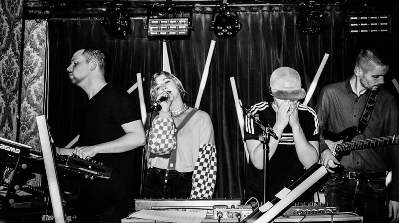 YARD and YinYang on stage at the Workmans Club, Dublin