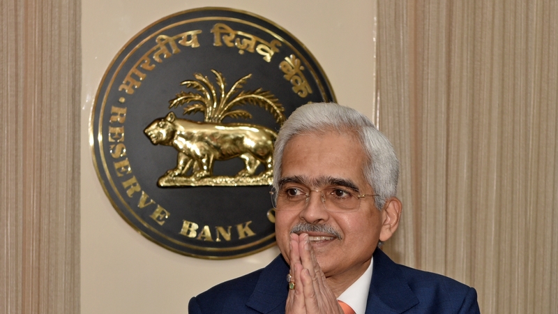 Shaktikanta Das, the governor of the Reserve Bank of India