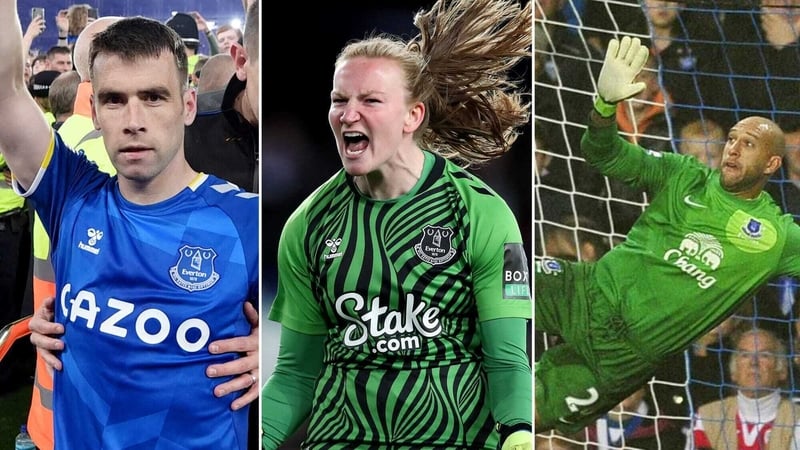 Seamus Coleman, Courtney Brosnan and Tim Howard