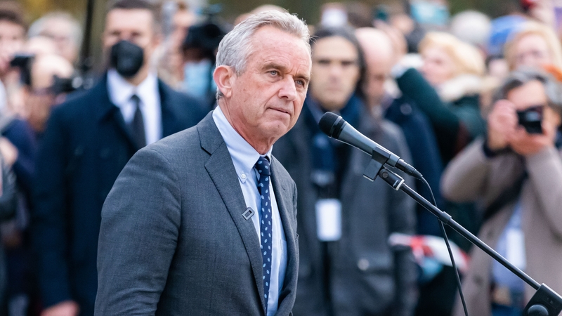 Robert F Kennedy Jr is the son of assassinated 1968 presidential candidate US Senator Robert F Kennedy