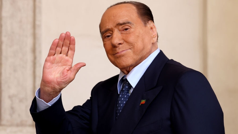 The 86-year-old was taken to hospital in Milan yesterday