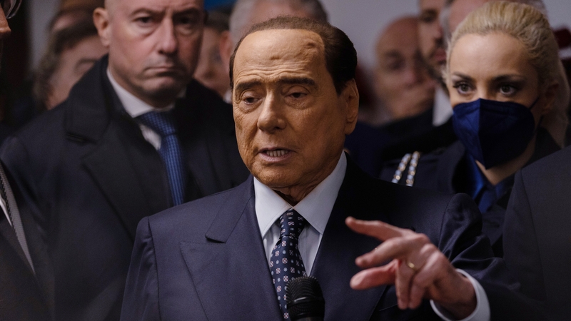 Silvio Berlusconi is only seen in public on rare occasions, and appears physically diminished (file image)