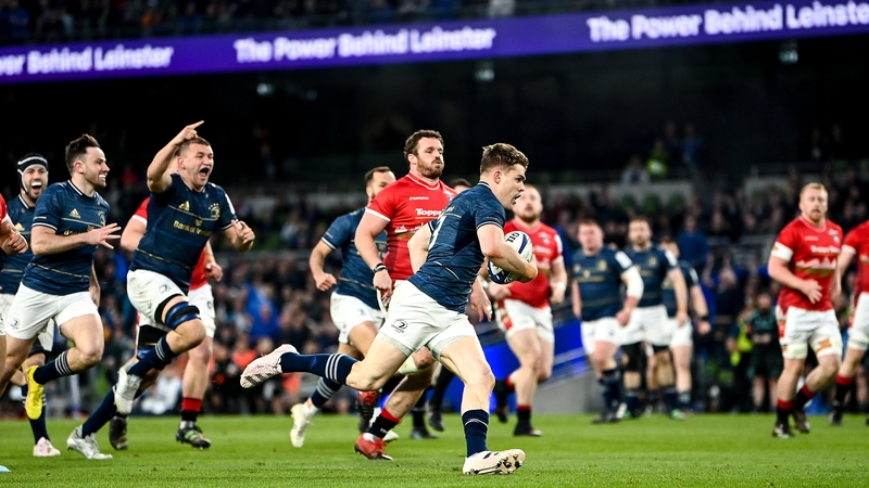 Garry Ringrose scored two tries in the first half