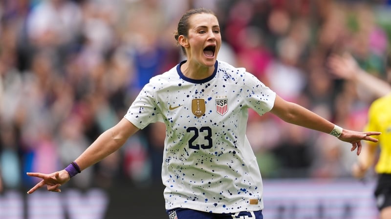 Emily Fox celebrates her opener