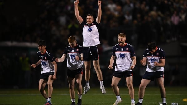 Jack Reilly of New York leaps with joy after New York's shootout success