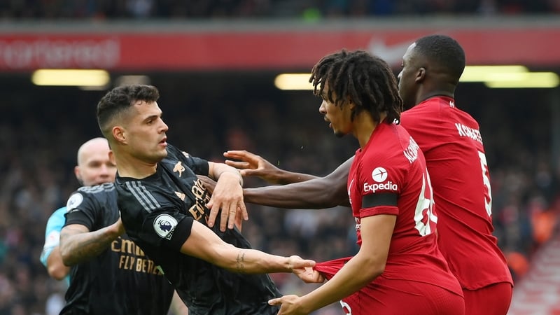 Granit Xhaka's clash with Trent Alexander-Arnold brought Liverpool to life