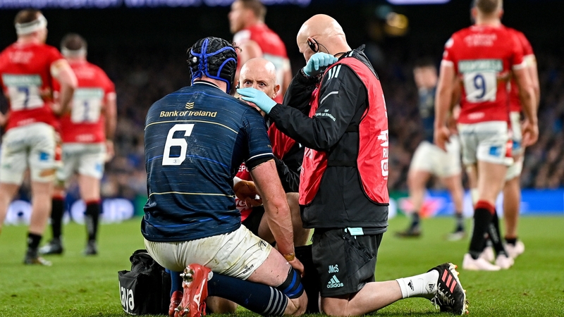 Ryan Baird injured his shoulder playing against Leicester