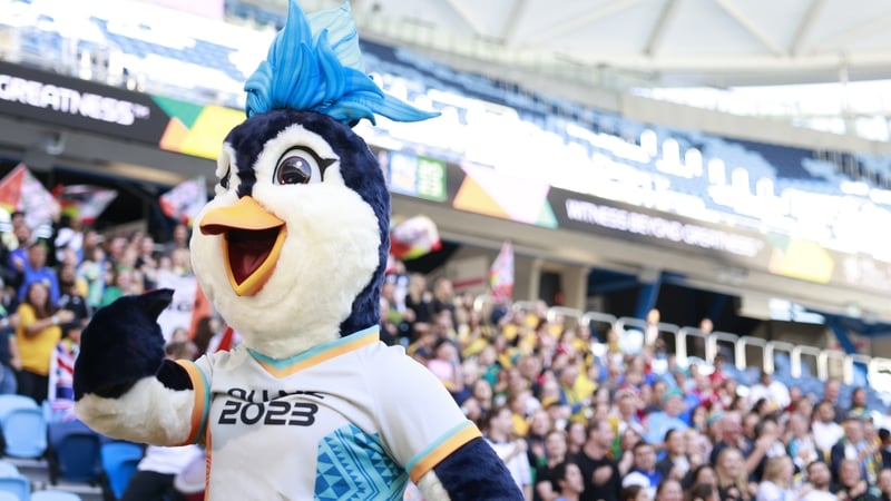 World Cup mascot Tazuni at the FIFA Women's World Cup 100 Days To Go launch event